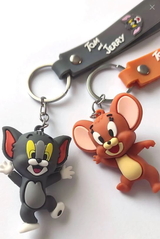 Tom Ve Jerry 3D Çift Anahtarlık 2 Adet - TrendTrove